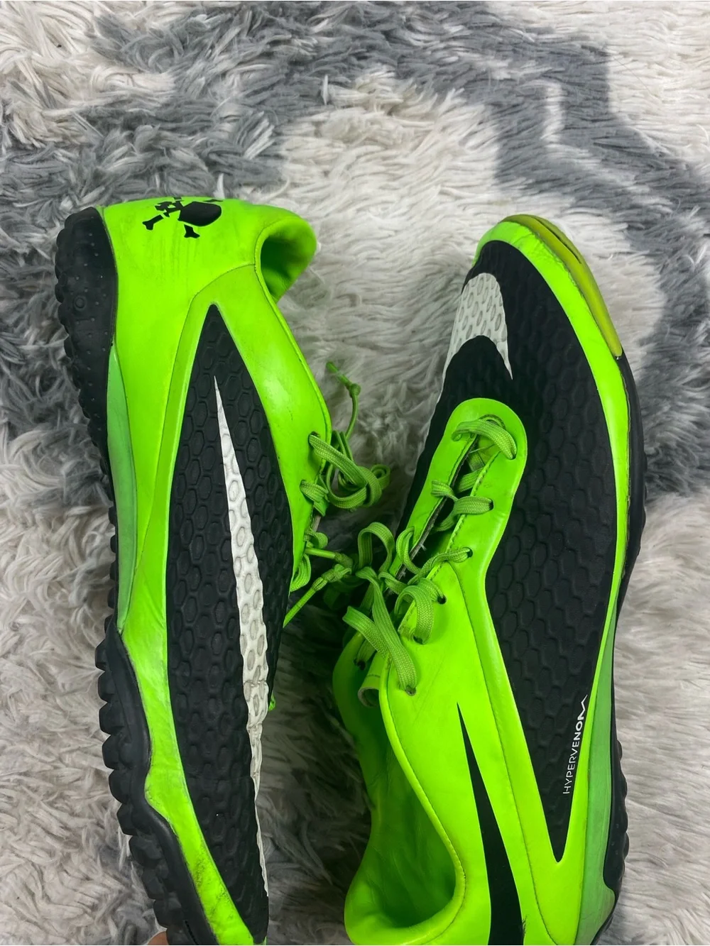 Nike Hypervenom Phatal Soccer Cleats Indoor Turf Football Boots US 12